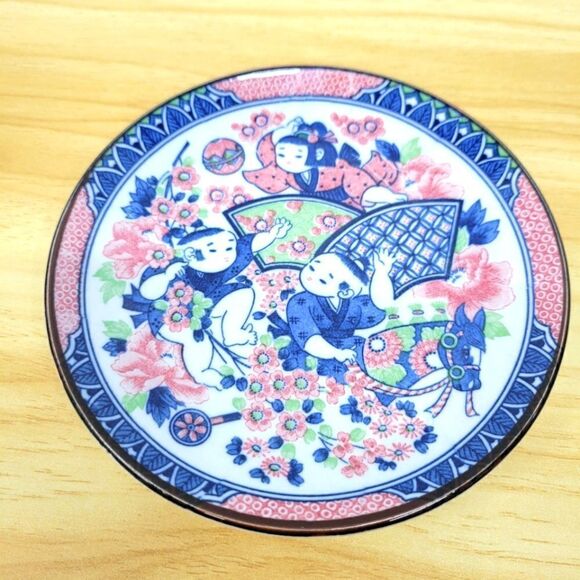 Vintage Japanese Mitsukoshi Handpainted Asian Plate - Picture 5 of 16